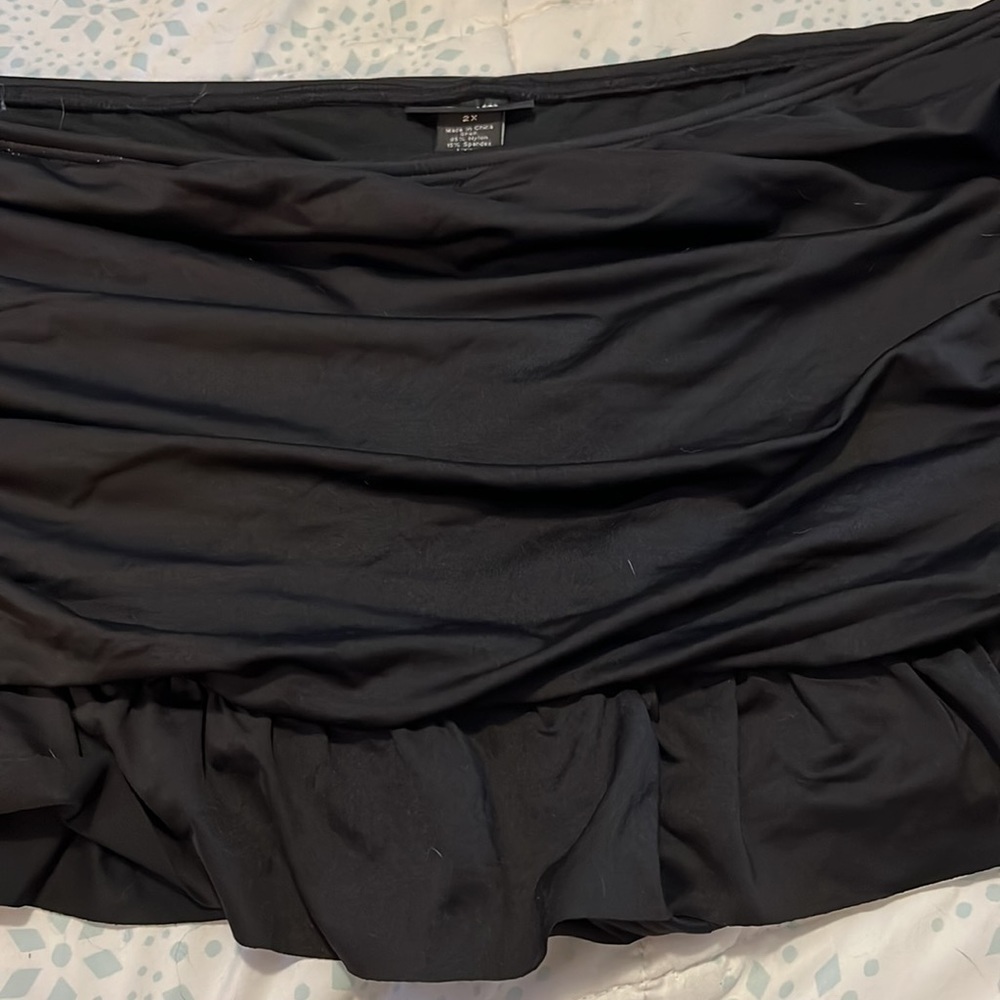 Last chance clearance!! Apt.9 swim bottom. Black with ruffle. - Picture 5 of 6